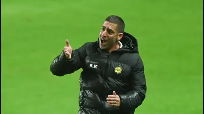 רן קוז'וך מאמן מכבי נתניה. ברני ארדוב