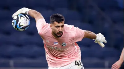 שריף כיוף שוער מכבי חיפה. מאור אלקסלסי