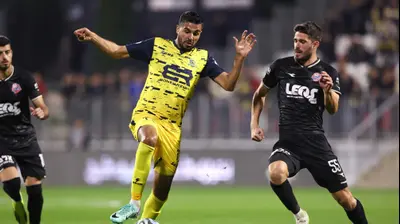 לואי חלף, שחקן מכבי בני ריינה. מאור אלקסלסי