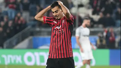 שחקן הפועל ירושלים מתן חוזז. ברני ארדוב