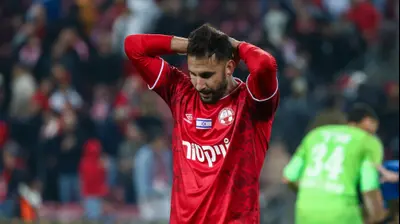 אלון תורג'מן שחקן הפועל באר שבע מאוכזב. דני מרון