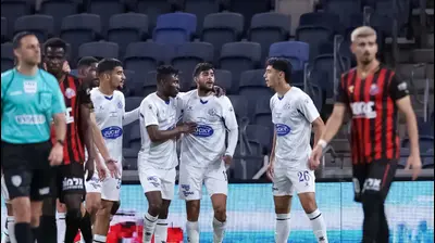 שחקני מכבי פתח תקוה חוגגים. מאור אלקסלסי