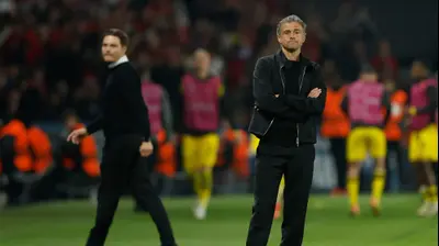 לואיס אנריקה מאמן פריז סן ז'רמן. GettyImages