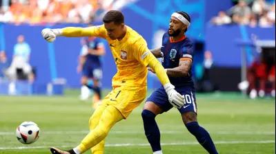 וויצ'ך שצ'סני, שוער נבחרת פולין. GettyImages