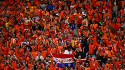 אוהדי נבחרת הולנד. JOHN MACDOUGALL/AFP,GettyImages