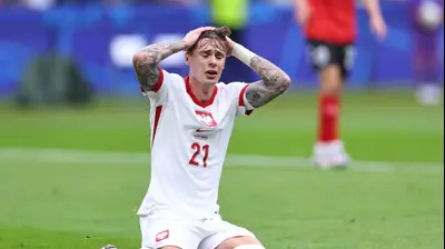 שחקן נבחרת פולין, ניקולה זאלבסקי. Robbie Jay Barratt - AMA,GettyImages