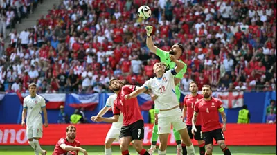 גיורגי ממרדשווילי שוער נבחרת גיאורגיה. GettyImages