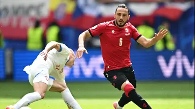 גיורגי קוצ'ורשווילי נבחרת גיאורגיה. GettyImages