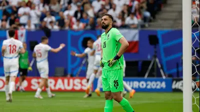 גיורגי ממרדשווילי שוער נבחרת גיאורגיה. GettyImages
