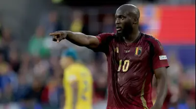 רומלו לוקאקו נבחרת בלגיה. GettyImages