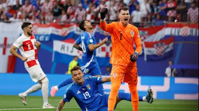 דומיניק ליבאקוביץ', שוער נבחרת קרואטיה. GettyImages