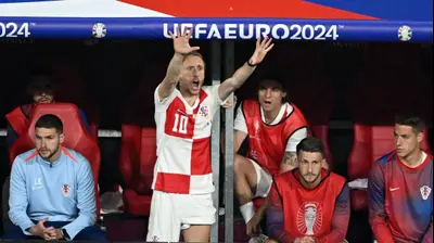 לוקה מודריץ', שחקן נבחרת קרואטיה. רויטרס