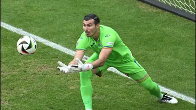 פלורין ניצה שוער נבחרת רומניה. GettyImages