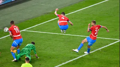 תומאס סוצ'ק נבחרת צ'כיה כובש. רויטרס