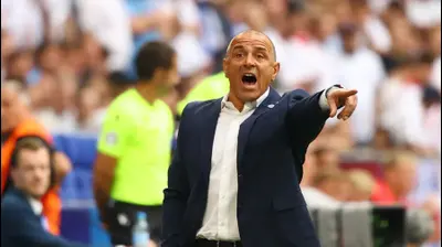 פרנצ'סקו קלצונה מאמן נבחרת סלובקיה. רויטרס