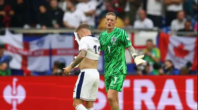 ג'ורדן פיקפורד, קירן טריפייר שחקני נבחרת אנגליה מאוכזבים. רויטרס