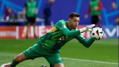 קון קסטלס שוער נבחרת בלגיה. GettyImages