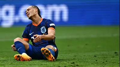 צ'אבי סימונס, שחקן נבחרת הולנד. GettyImages