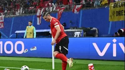 מרסל זאביצר, שחקן נבחרת אוסטריה. רויטרס