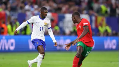 שחקן נבחרת צרפת, עוסמאן דמבלה. Robbie Jay Barratt - AMA,GettyImages