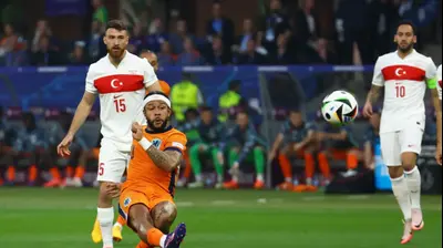 ממפיס דפאי שחקן נבחרת הולנד. רויטרס