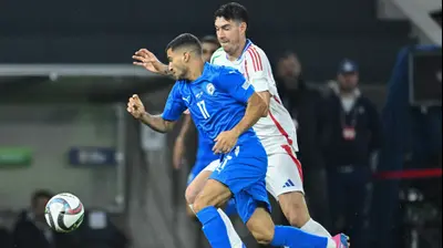 ליאל עבדה נבחרת ישראל לצד אלסנדרו באסטוני נבחרת איטליה. GettyImages