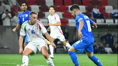 מנור סולומון נבחרת ישראל מול דוידה פראטזי נבחרת איטליה. GettyImages