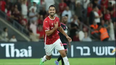 אליאל פרץ שחקן הפועל באר שבע חוגג שער. לירון מולדובן 