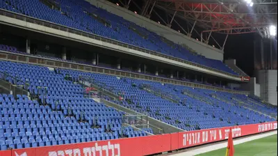 אצטדיון נתניה ללא אוהדים. שלומי גבאי