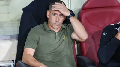 מאמן הפועל באר שבע רן קוז'וך. דני מרון
