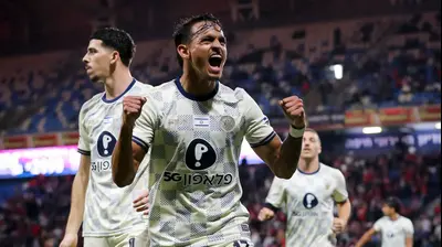 ווסלי פטאצ'י מכבי תל אביב חוגג. מאור אלקסלסי