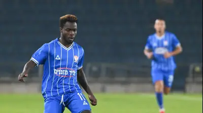 מתיו קוג'ו שחקן בני סכנין. ברני ארדוב