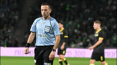 אוראל גרינפלד שופט כדורגל. ברני ארדוב