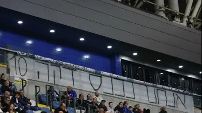 מחאת אוהדי מכבי פתח תקוה. דני מרון