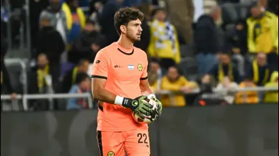 עומר ניראון שוער מכבי נתניה. ברני ארדוב