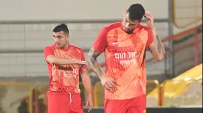 סתיו נחמני שחקן מ.ס. אשדוד לאחר שכבש. ברני ארדוב