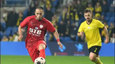 לבן אוסיקמשווילי, שחקן הפועל חדרה. ברני ארדוב