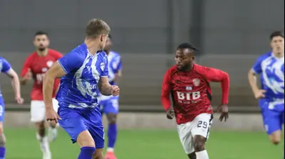 שחקן הפועל חדרה ג'יימס אדניי. שלומי גבאי