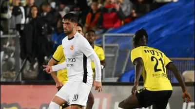 שחקן מ.ס. אשדוד מוחמד כנעאן. ברני ארדוב