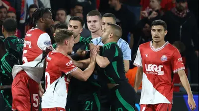 דיא סבע, דין דוד שחקני מכבי חיפה בעימות עם שחקני הפועל חיפה. דני מרון