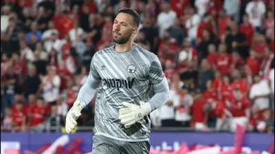 אופיר מרציאנו שוער הפועל באר שבע. דני מרון