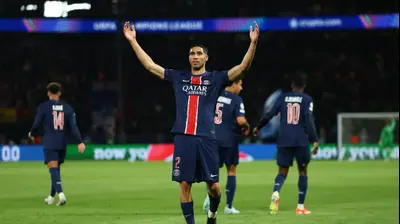 אשרף חכימי, שחקן פריז סן ז'רמן. רויטרס