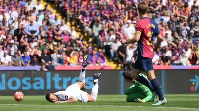 קיליאן אמבפה שחקן ריאל מדריד חוגג שער. Alex Caparros,GettyImages