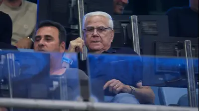 יעקב שחר נשיא מכבי חיפה. מאור אלקסלסי