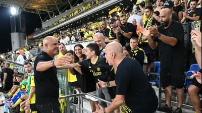 יוסי אבוקסיס, מאמן מכבי נתניה. ברני ארדוב