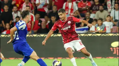 שחקן הפועל באר שבע אמיר גנאח. דני מרון