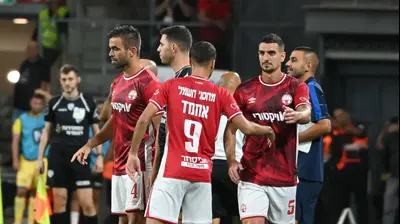 אור בלוריאן, מיגל ויטור, זאהי אחמד שחקני הפועל באר שבע. ברני ארדוב