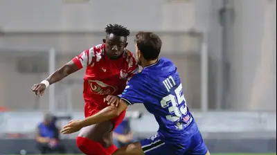 איברהימה דראמה שחקן בני סכנין מול שחר רוזן שחקן הפועל פתח תקוה. אודי ציטיאט