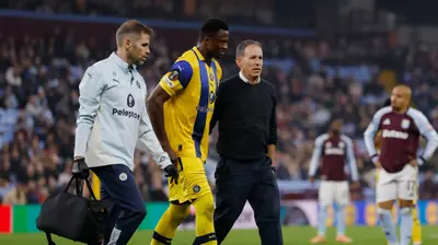 מוחמד עלי קמארה שחקן מכבי תל אביב פצוע. רויטרס