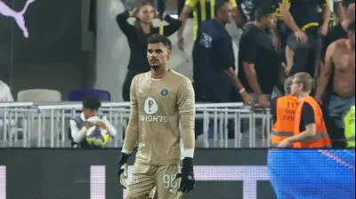 רועי משפתי, שוער מכבי תל אביב. דני מרון